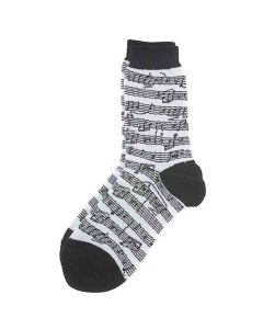 Women's Socks - Sheet Music (Black White)