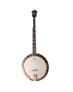 Ozark 2115G 5 String Banjo, Bronze Engraved With Gigbag