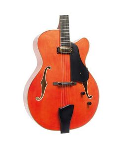 Ozark 3178 Jazz Guitar, Flamed Maple, Wood Fitting
