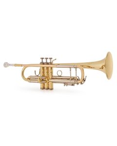 B+S Challenger 1 Trumpet, Gold Lacquer, Display Model