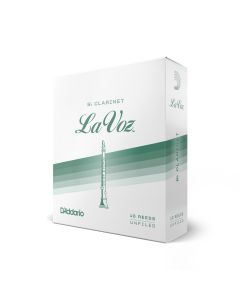 La Voz Bb Clarinet Reeds, Strength Soft, 10 Pack