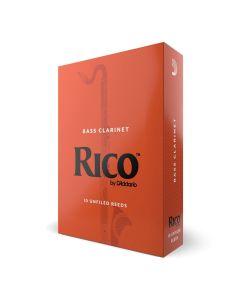 Rico by D'Addario Bass Clarinet Reeds, Strength 1.5, 10 Pack