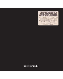 RESIDENTS - Warning Uninc -1971-1972 Live And Experimental - Vinyl - RSD 2022