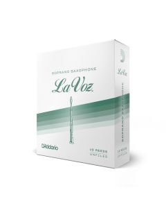 La Voz Soprano Saxophone Reeds, Strength Soft, 10 Pack