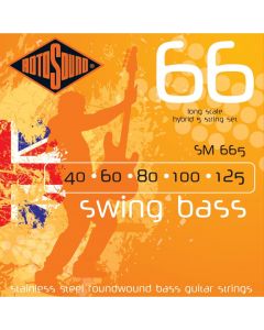 Rotosound Sm665 Stainless Steel 5 String 40 60 80 100 125
