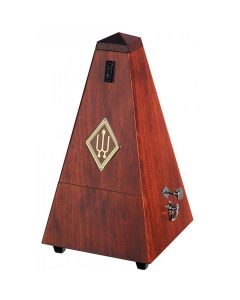 Wittner W811 Wooden Pyramid Metronome with Bell, High Gloss Mahogany Finish