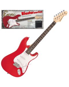 Encore E60 Blaster Electric Guitar Pack Gloss Red