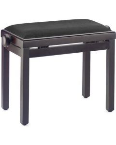 Stagg Rise and Fall Piano Stool, Rosewood, Velvet Top