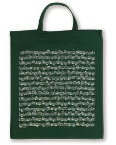 Tote Bag - Sheet Music (Green)