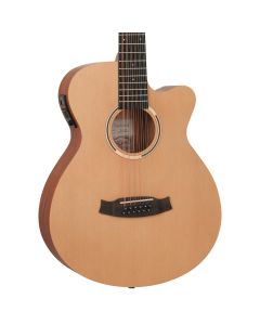 Tanglewood TR412CE Electro Acoustic Guitar Roadster Super Folk 12 String