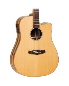 Tanglewood TWJDCE Java Exotic Dreadnought Electo Acoustic Guitar