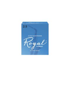 Royal by D'Addario Alto Sax Reeds, Strength 2.5, 10-pack