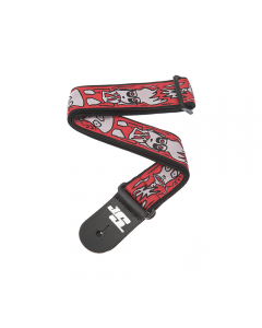 D'Addario Joe Satriani Guitar Strap, Up in Flames