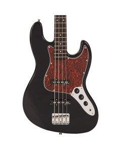 Vintage V49 Coaster Series Bass Guitar Gloss Black