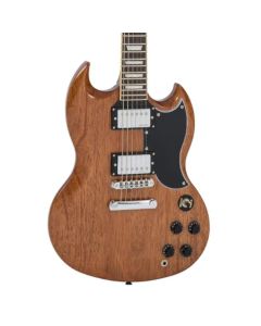 Vintage VS6 Guitar Natural Mahogany
