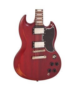 Vintage VS6 Icon Electric Guitar Cherry Red