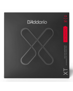 D'Addario XTABR1356 XT 80/20 Bronze Acoustic Guitar Strings, Medium, 13-56