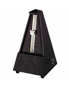 Wittner W816K Pyramid Metronome with Bell, Plastic Casing, Black Grain Finish