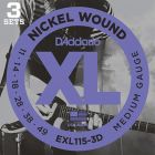 D'Addario XL Jazz Rock 3D Set