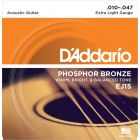 D'Addario Phosphor Bronze Extra Light