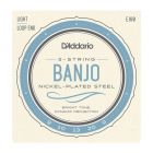 D'Addario 5-String Banjo Strings, Nickel, Light, 9-20