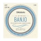 D'Addario Banjo Strings, Phosphor Bronze, Light