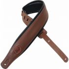 Levy's MSS2-BRN Garment Leather Strap Brown Guitar Strap