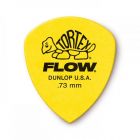 Dunlop Picks Tortex Flow Yellow 0.73mm Players Pack 12